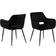 Nordform Neija Matt Black Køkkenstol 79cm 2stk