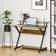 Homcom Industrial Style Rustic Brown Writing Desk 60x100cm