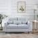 Homcom Loveseat Grey Sofa 78cm 2 Seater