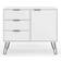 Core Products Augusta White Small with Door, 3 Sideboard