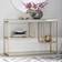 Crossland Grove Stylish Console Table - Champagne Mesa Consola