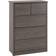 SECONIQUE Lisbon Black Wood Grain Chest of Drawer 80.5x114cm