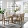 Crosley Joanna Rustic Brown Dining Set 35.4x71.6" 7