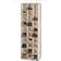 Whitmor 30 Section Hanging Beige Shoe Rack 16.5x48"