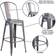 Flash Furniture XU-DG-TP001B-30-GG Bar Stool 46"