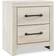 Ashley Signature Cambeck Farmhouse Industrial Bedside Table 15.3x21.7"