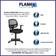 Flash Furniture Mid-Back Black Mesh Office Chair