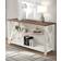 Walker Edison Farmhouse White/Reclaimed Barnwood Console Table 16.5x52"