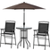 OutSunny 84B-226BK Patio Dining Set