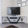 Decorotika Sares Media White/Black TV Bench 120x37cm