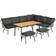 OutSunny 860-273V00GY Outdoor Lounge Set, 1 Table incl. 2 Sofas