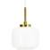 DYBERG LARSEN Arp Opal/Brass Pendant Lamp ∅ 15cm