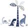 Lambs & Ivy Baby Dino Nursery Dinosaur & Tree Wall Decals/Stickers