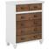 Furniturebox Kansal White/Brown