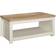 Birlea Highgate Cream/Oak Coffee Table 47x105cm