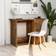 vidaXL Engineered Wood Smoked oak Skrivbord 50x100cm
