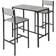 SoBuy Bistro Light Gray Dining Set 45x89cm 3pcs