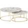 Wohnling WL6.508 White/Gold Coffee Table 80cm