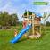 Jungle Gym Playtower Jungle Gym Fort Complete include Slide & 120kg Sand