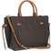 Michael Kors Hamilton Legacy Large Logo Belted Satchel Bag - Brn/Acorn
