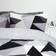 Dreamscene Shapes Thermal Teddy Housse de couette Argent, Blanc, Multicolore, Gris, Rose (198x137cm)