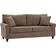 Homcom Living Room Brown Sofa 196cm 3 Seater