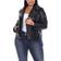 White Mark Faux Leather Jacket Plus Size