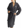 Linum Home Textiles Herringbone Weave Bathrobe - Grey