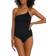 La Blanca One-Shoulder One-Piece Swimsuit - Black