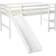 Donco kids Twin Loft Tent Bed with Slide