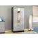 Birlea Mirror High Gloss Wardrobe 93x196cm