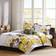 Mi Zone Allison Bedspread Grey, Yellow (228.6x218.4cm)