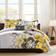 Mi Zone Allison Bedspread Gray, Yellow (228.6x218.4)