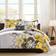 Mi Zone Allison Bedspread Grey, Yellow (228.6x218.4cm)