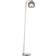 Endon Lighting Dimple Chrome/ Smokey Mirrored Glass Floor Lamp 150cm