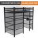 X-Rocker Battle Den Gaming Bunk Bed 104.9x198.1cm