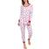 Leveret Women's Christmas Prints Pajamas - Reindeer/White/Red