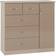 SECONIQUE Nevada 5 Drawer Low Oyster Wardrobe