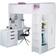 Kidsaw High Sleeper Loft Bed & Wardrobe Desk Bookcase Bundle 81.5x42.5"