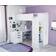Kidsaw High Sleeper Loft Bed & Wardrobe Desk Bookcase Bundle 81.5x42.5"