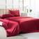 Satin Bed Sheet Black, Beige, Grey, Blue, Red, Pink, Silver (236.2x160cm)