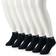 Nike Everyday Cushioned Training Low Socks 6-pack - Black/White