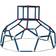 Devessport Lil' Monkey Dome Climber Kids Climbing Toy Outdoor Jungle Gym with Hexagon Design for Extra Swinging and Climbing Fun for Toddlers Aged 3 to 6