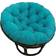 Blazing Needles Papasan Chair Cushions Green, Grey, Black, Brown, Red, Blue, Yellow, Orange (121.9x15.2cm)