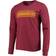 Men's Washington Commanders Threads Burgundy Wordmark Tri-Blend Long Sleeve T-shirt