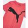 Puma Boy's Triple Logo Print T-shirt - High Risk Red Heather