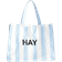 Hay Candy Stripe Bag Medium - Blue/White