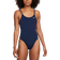 Nike Hydrastrong Solid Women's Spiderback 1-Piece Swimsuit - Midnight Navy