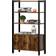 Homcom Industrial Rustic Brown Book Shelf 120cm