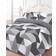 Dreamscene Geometric Print Duvet Cover Yellow, Black, White, Grey, Green, Blue, Pink (200x200cm)